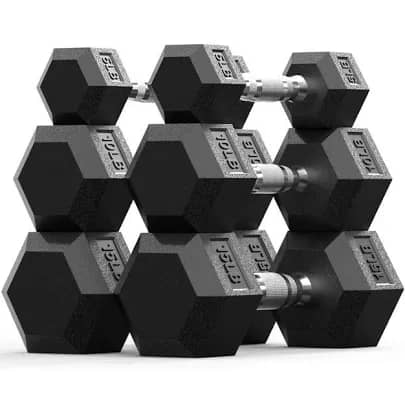 Professional Hex Dumbbell Set